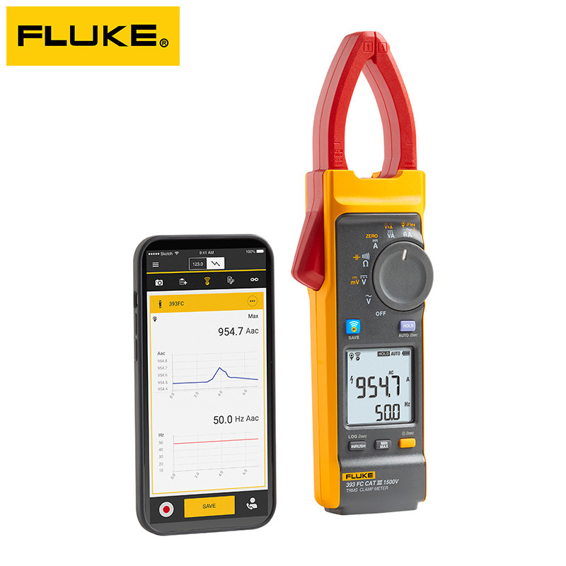 福祿克/FLUKE  393 FC 真有效值鉗形表 配備iFlex探頭